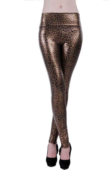 Legging Serpent Marron